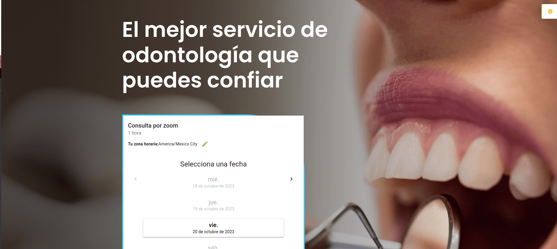 Servicios de odontología ofrecidos en miespecialista.com